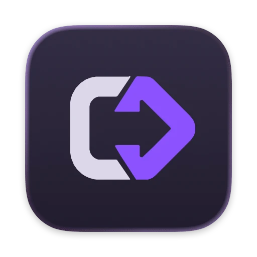 The fcp2aaf icon from 26.9.02, with its new shape and lit edge.